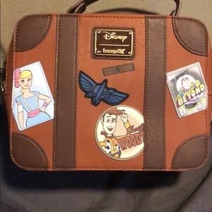 Lounge fly toy story brown suitcase purse